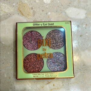 Pixi by Petra glitter-y eye quad rose bronze ￼
